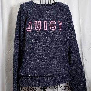 Juicy Couture Blue Sweater with Silver NWT
